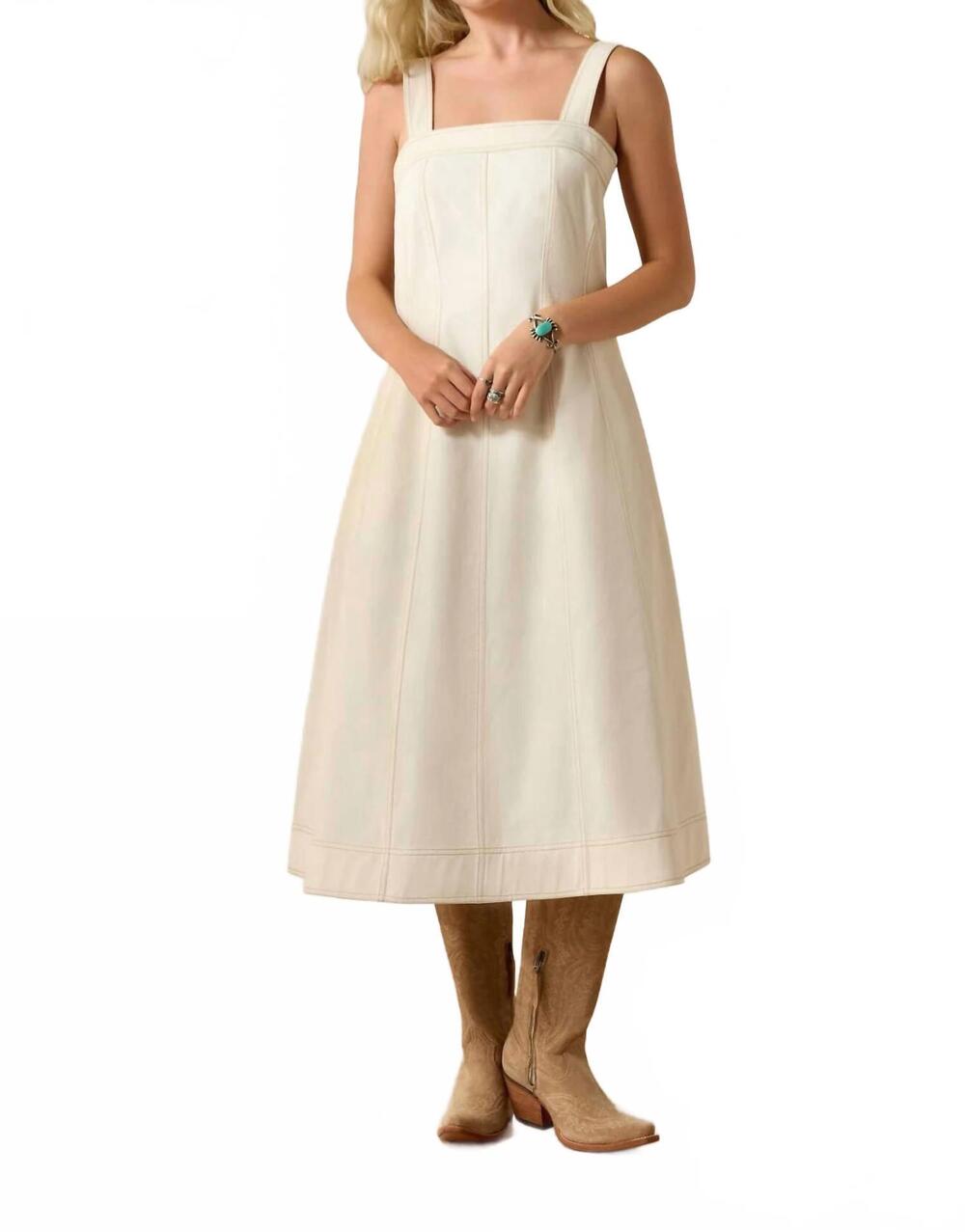 NEW ARIAT valentine midi dress in summer sand
